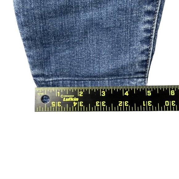 GAP 1969 True Skinny Mid Rise Jeans Women’s 29 Distressed Medium Wash - Picture 14 of 14